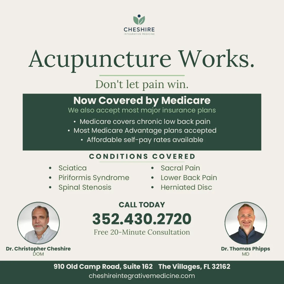 Meta ad creative for Cheshire Integrative Medicine